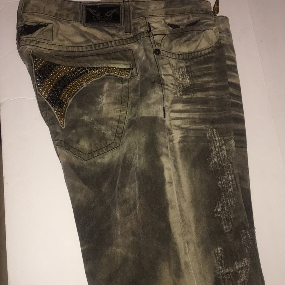 Robins Jeans black acid wash